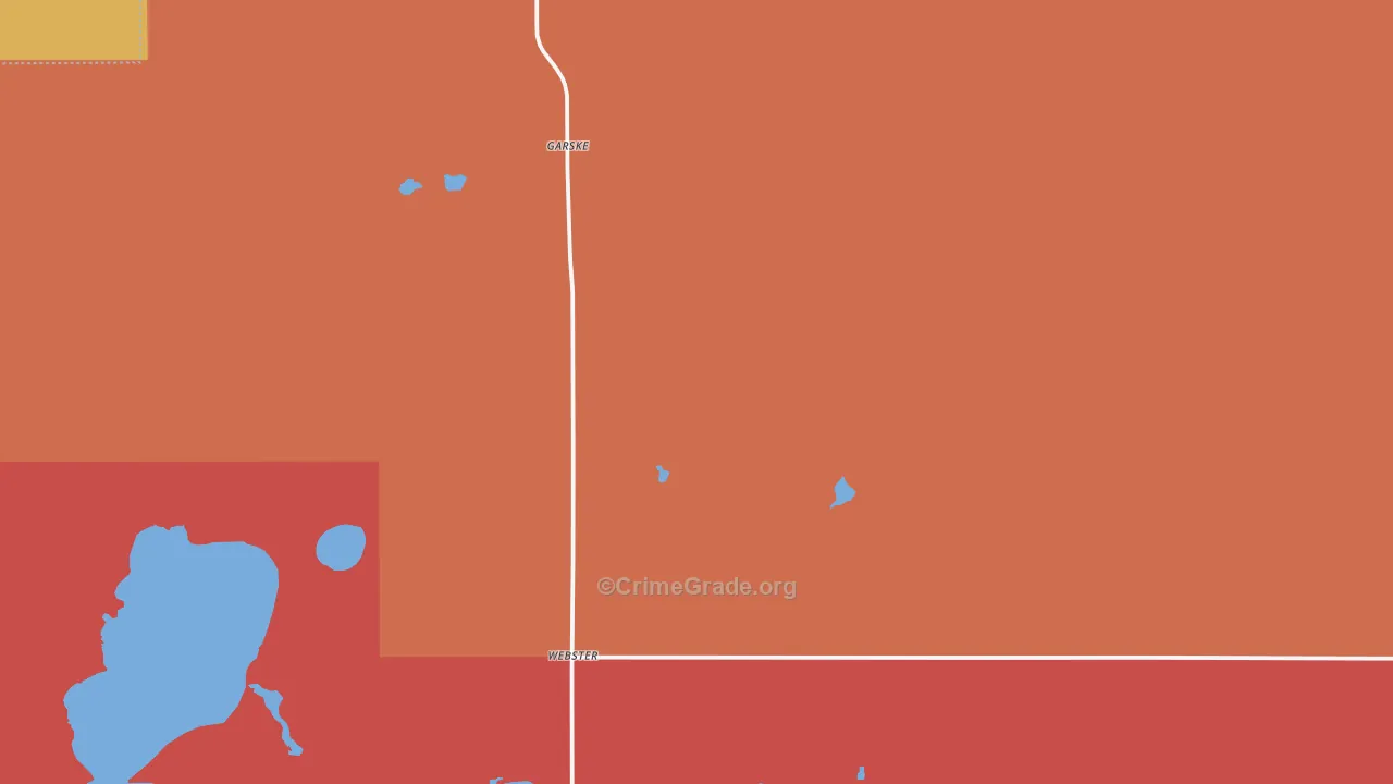 Webster, ND Map of Murder Rates