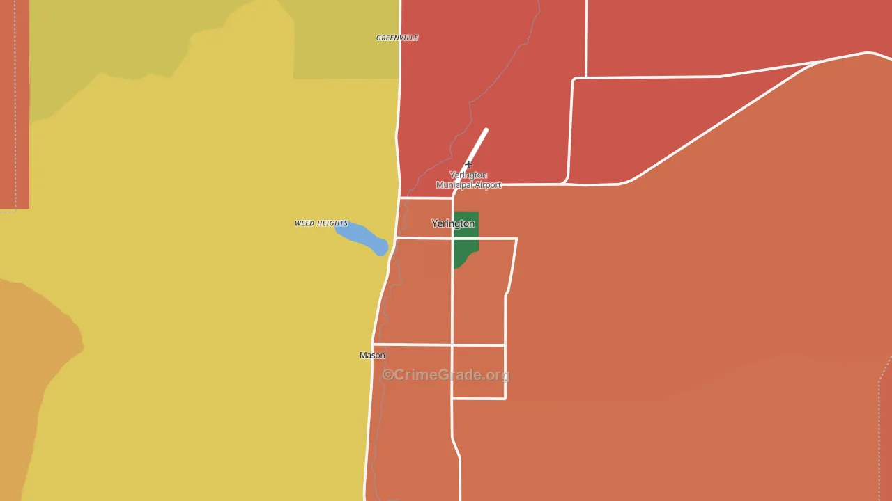 Weed Heights, NV Map of Murder Rates