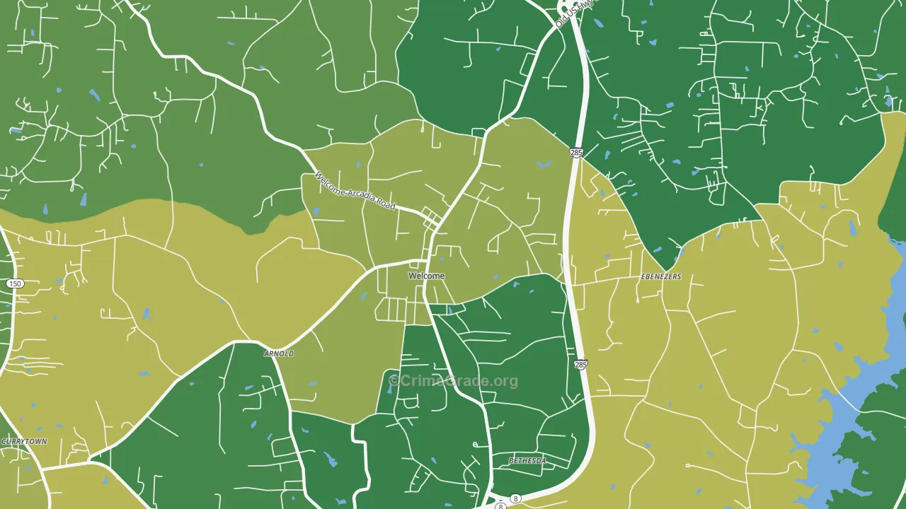 Welcome, NC Map of Murder Rates