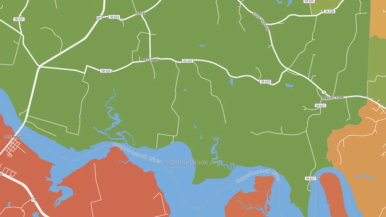 Welcome, VA Map of Murder Rates