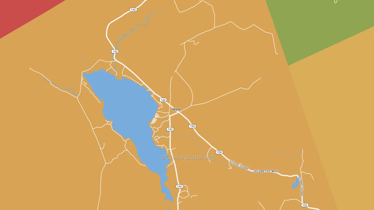 Weld, ME Map of Murder Rates