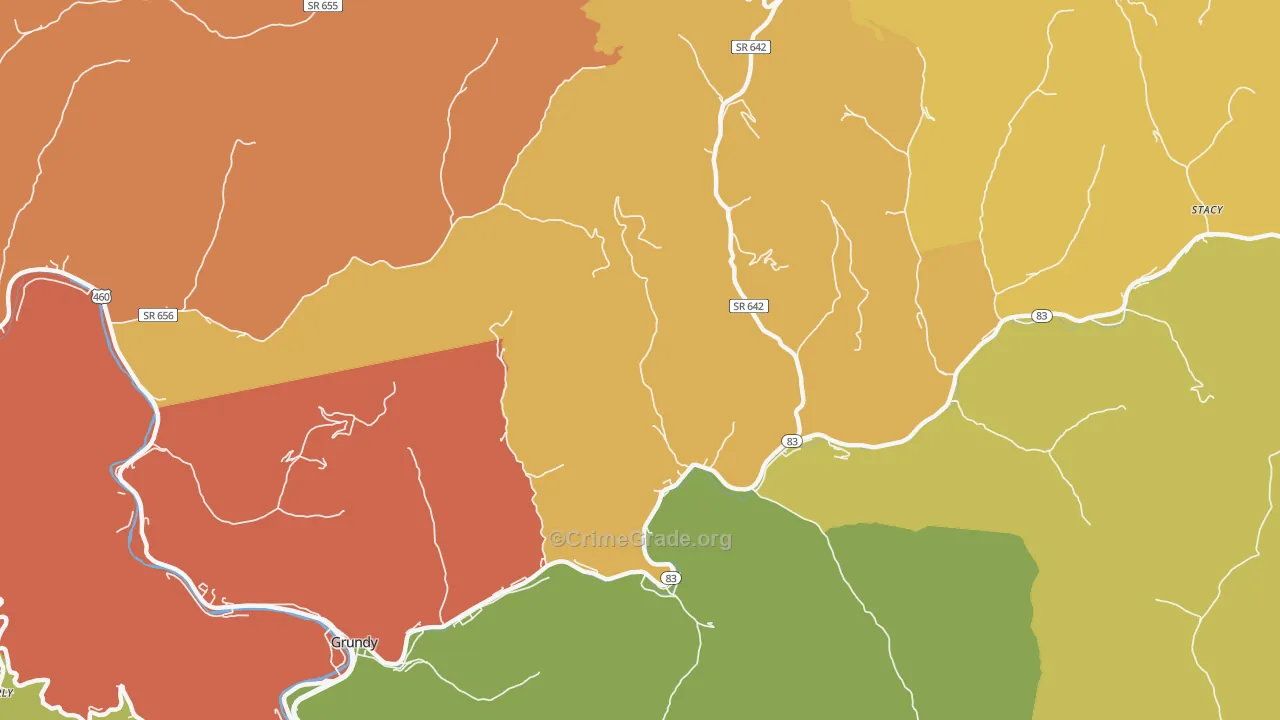 Weller, VA Map of Murder Rates