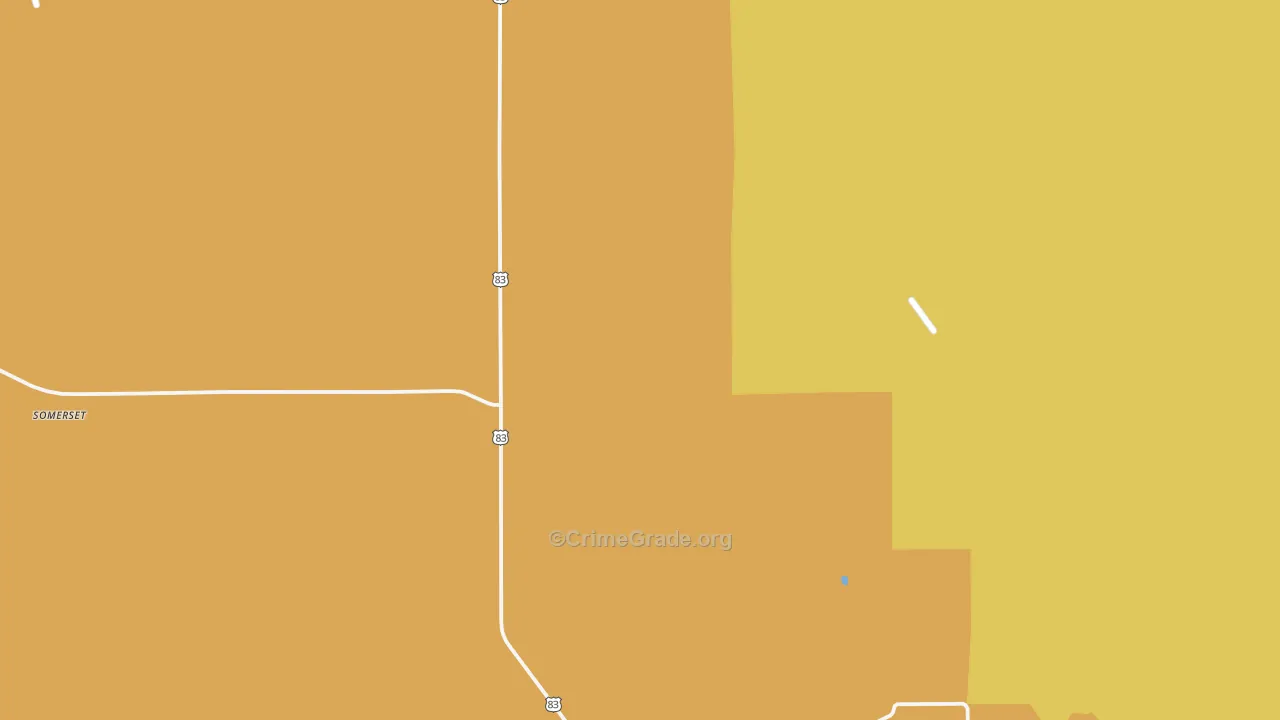 Wellfleet, NE Map of Murder Rates