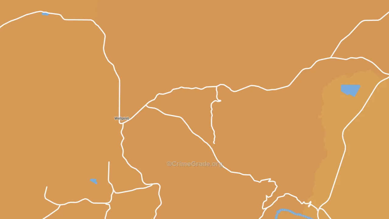 Wellpinit, WA Map of Murder Rates