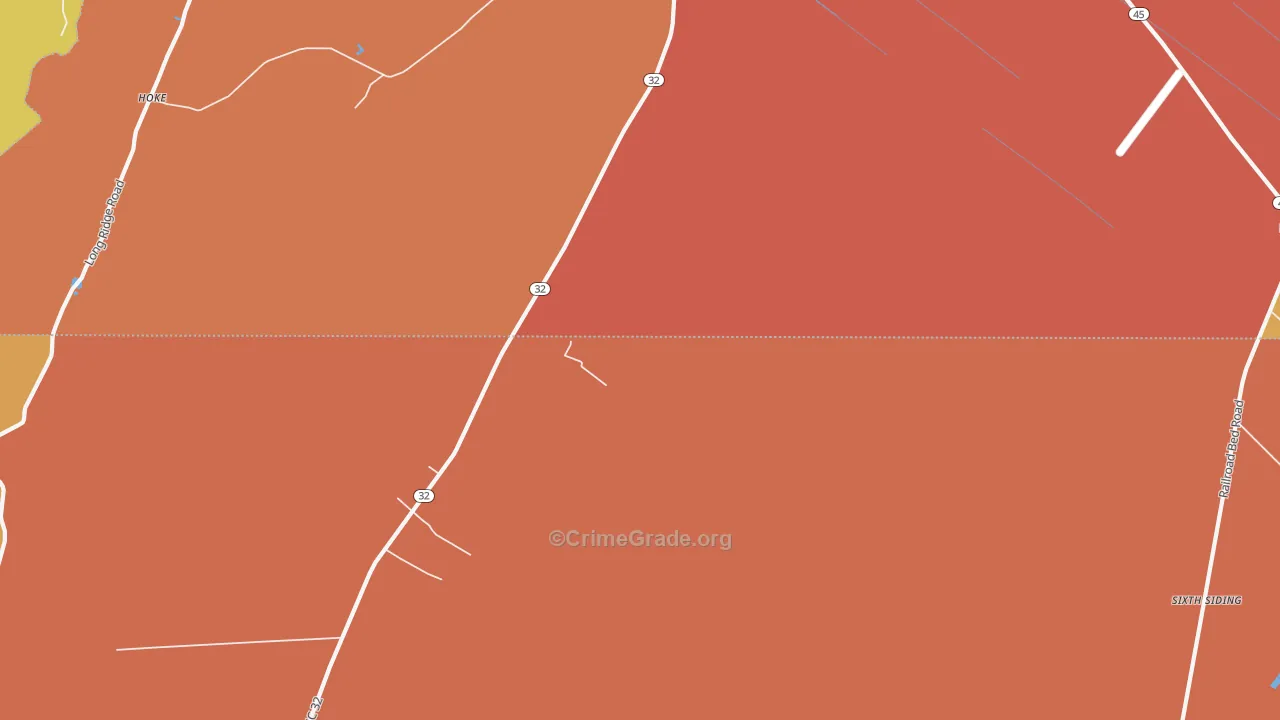 Wenona, NC Map of Murder Rates