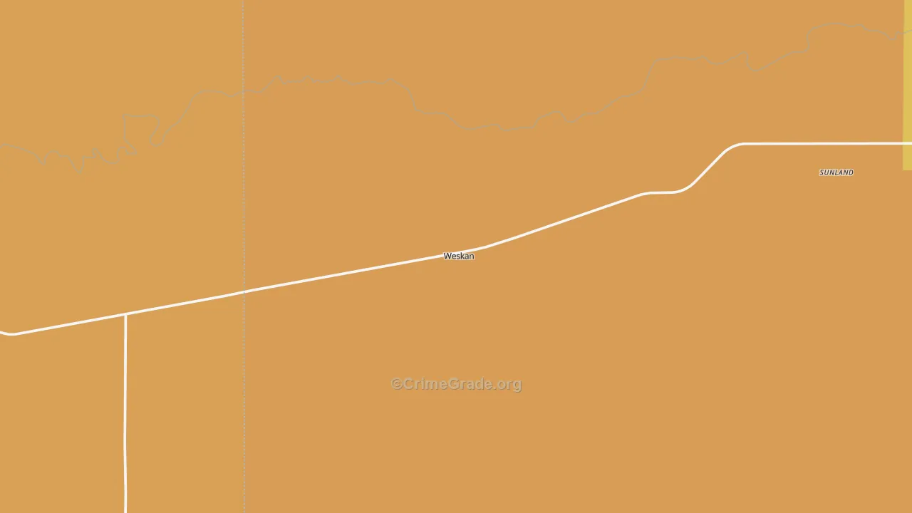 Weskan, KS Map of Murder Rates