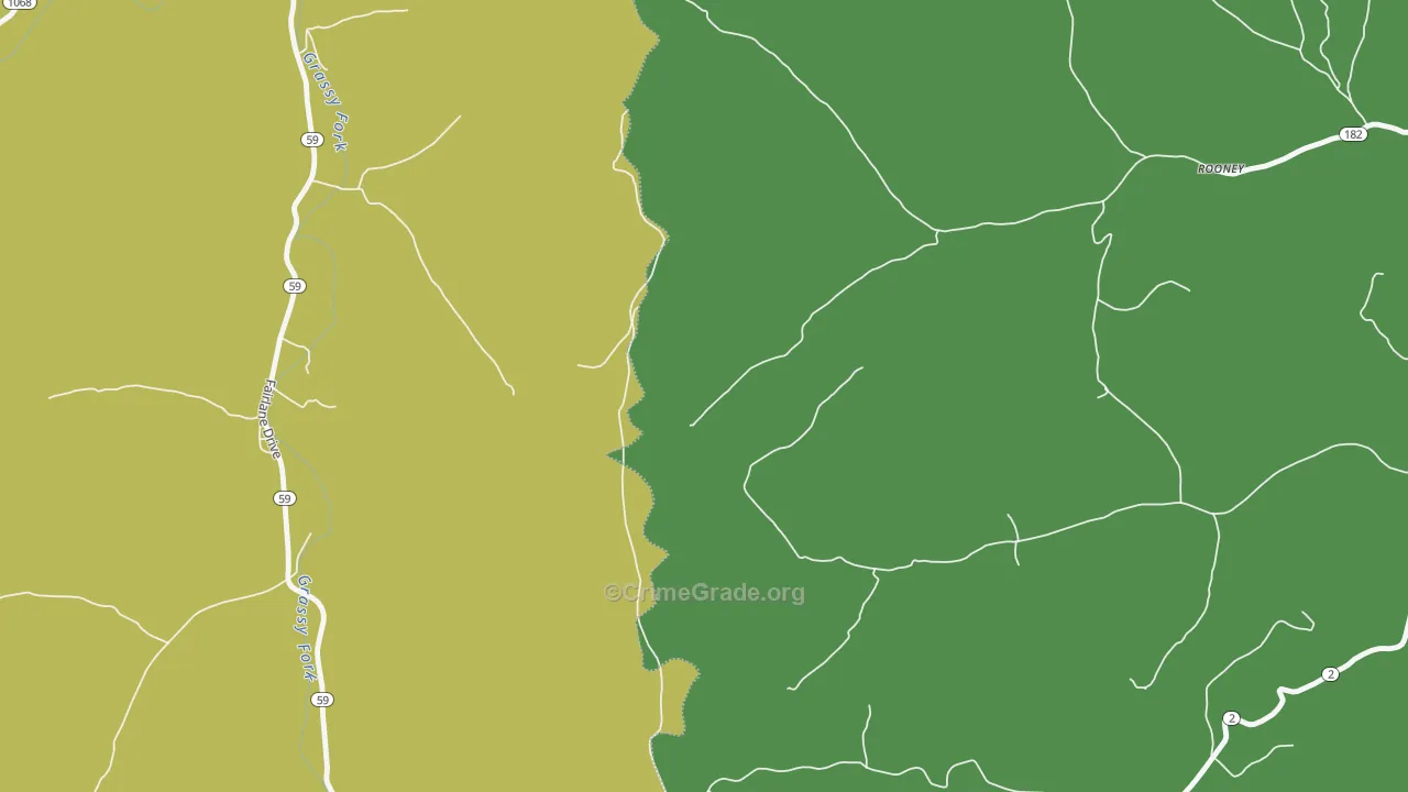 Wesleyville, KY Map of Murder Rates