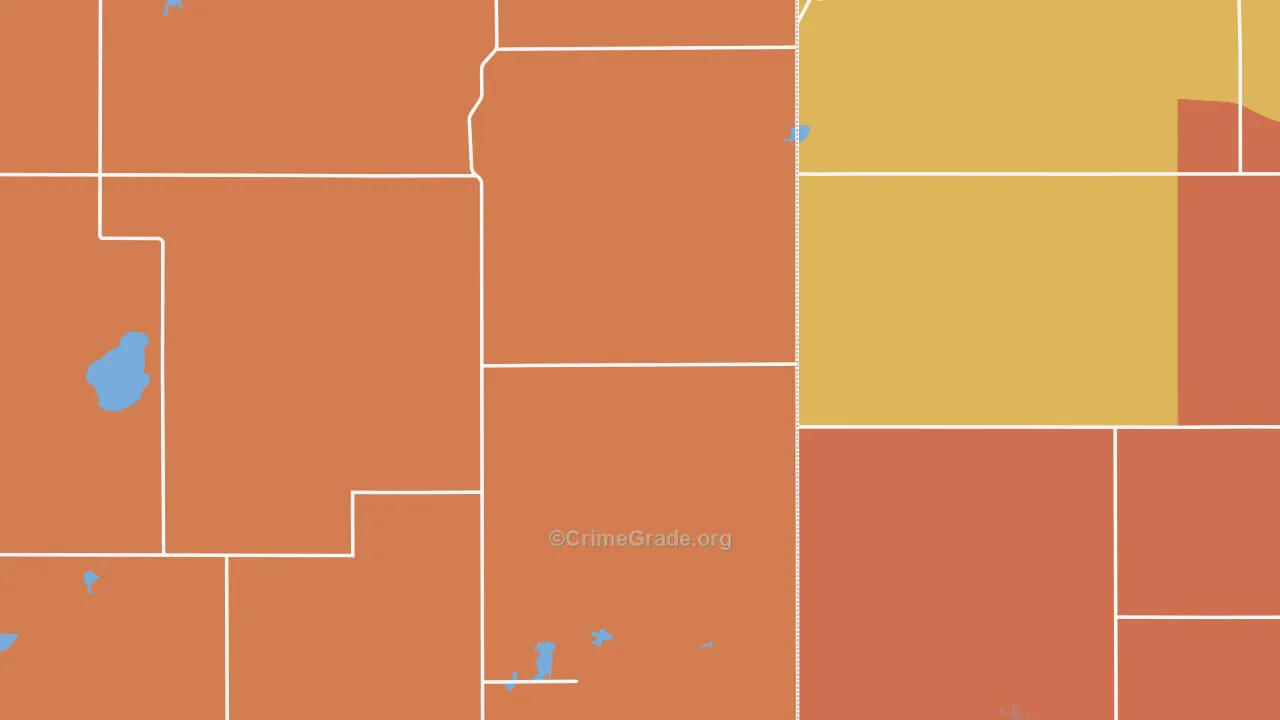 Wessington, SD Map of Murder Rates