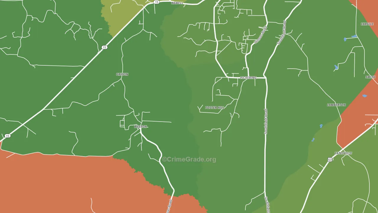 Wesson, AR Map of Murder Rates
