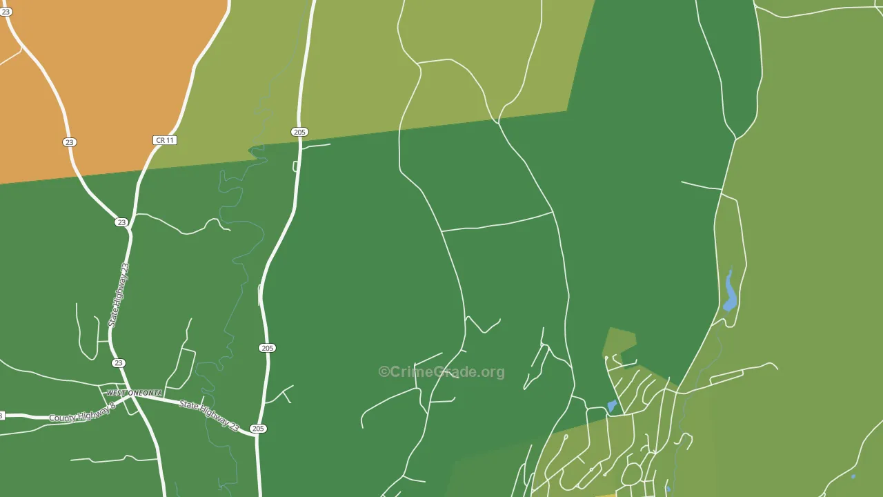 West End, NY Map of Murder Rates