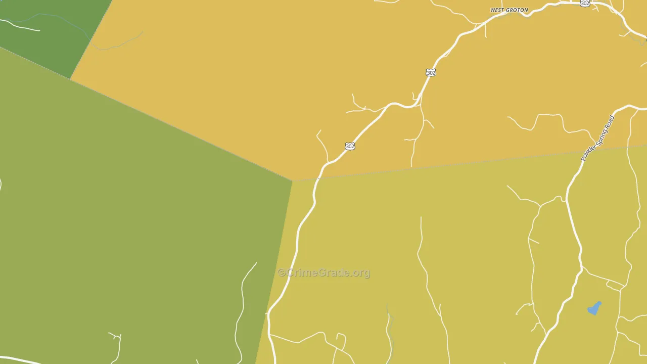 West Groton, VT Map of Murder Rates