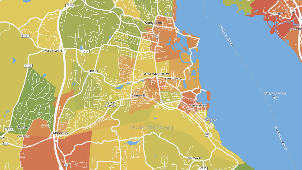 West Haverstraw, NY Map of Murder Rates