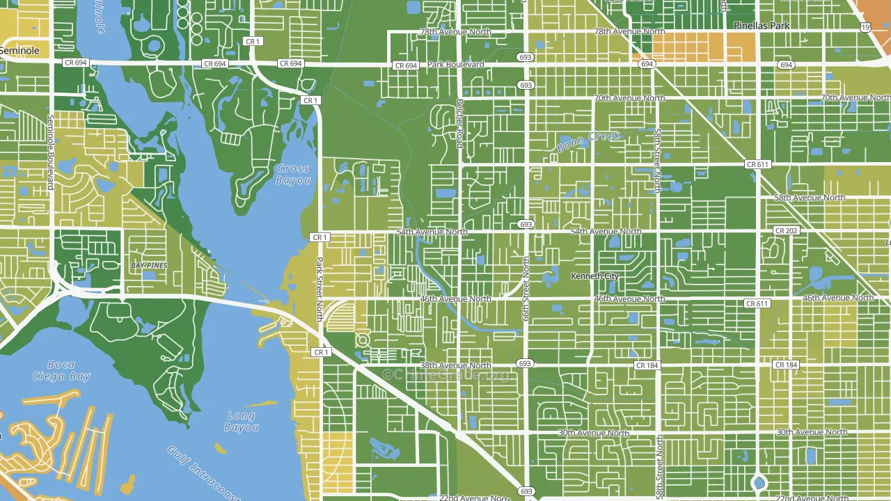West Lealman, FL Map of Murder Rates