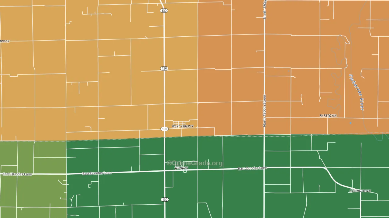 West Liberty, IL Map of Murder Rates