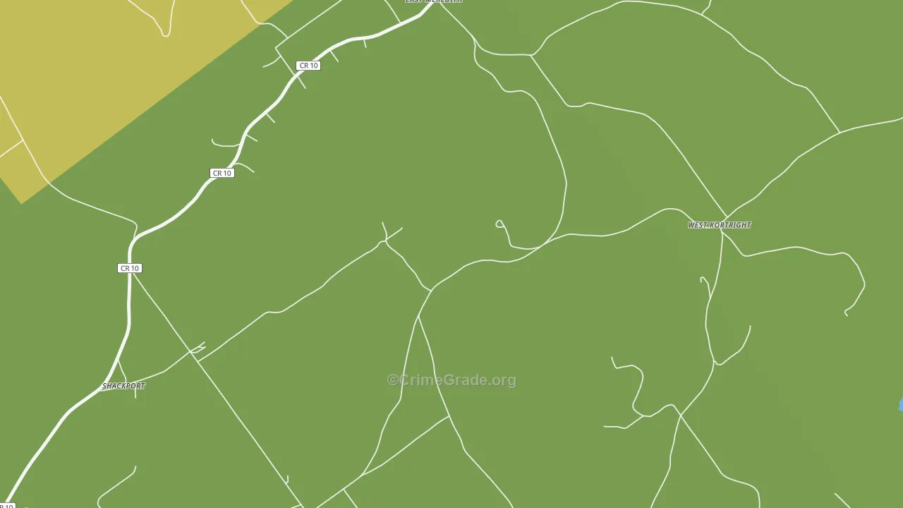 West Meredith, NY Map of Murder Rates