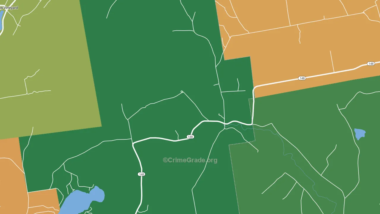 West Mills, ME Map of Murder Rates