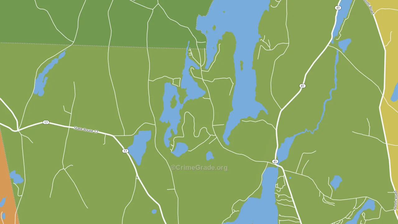 West Mount Vernon, ME Map of Murder Rates