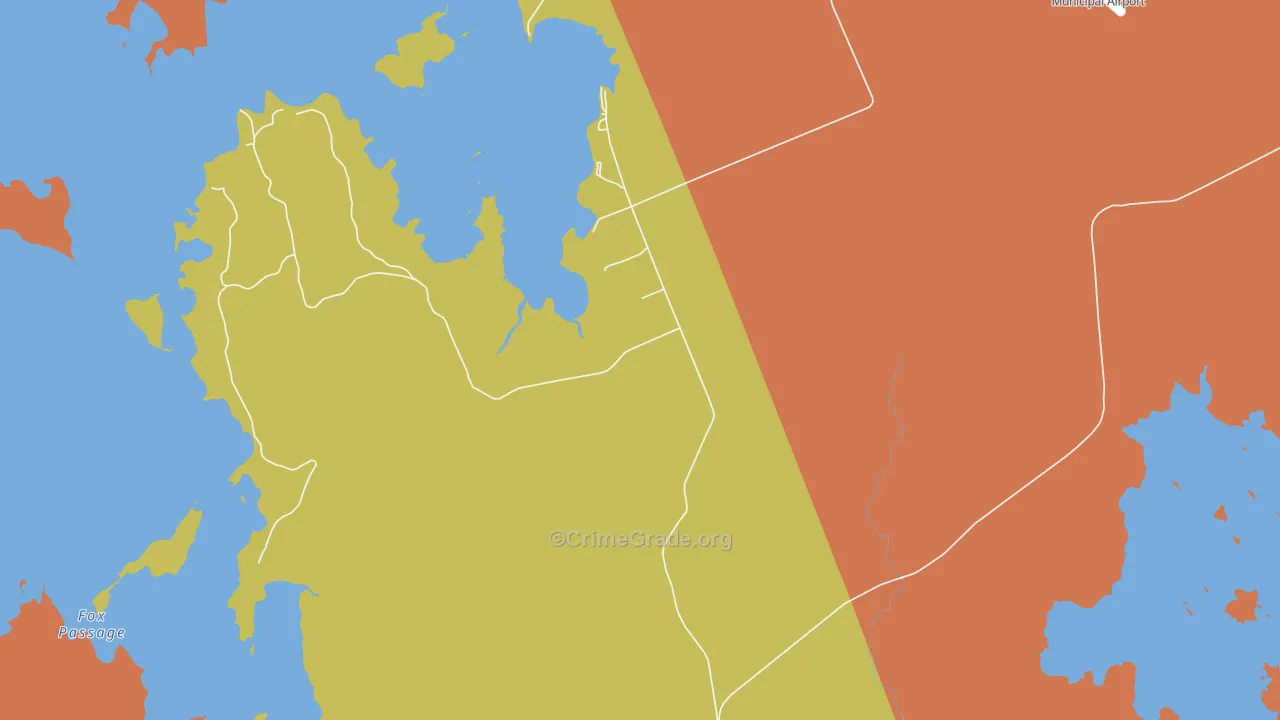 West Princeton, ME Map of Murder Rates