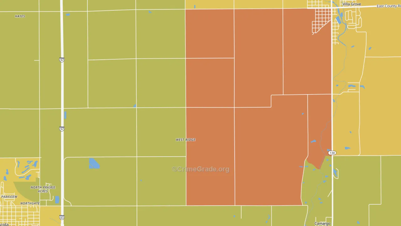 West Ridge, IL Map of Murder Rates