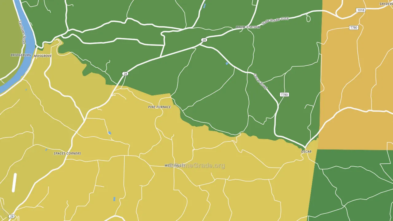 West Valley, PA Map of Murder Rates