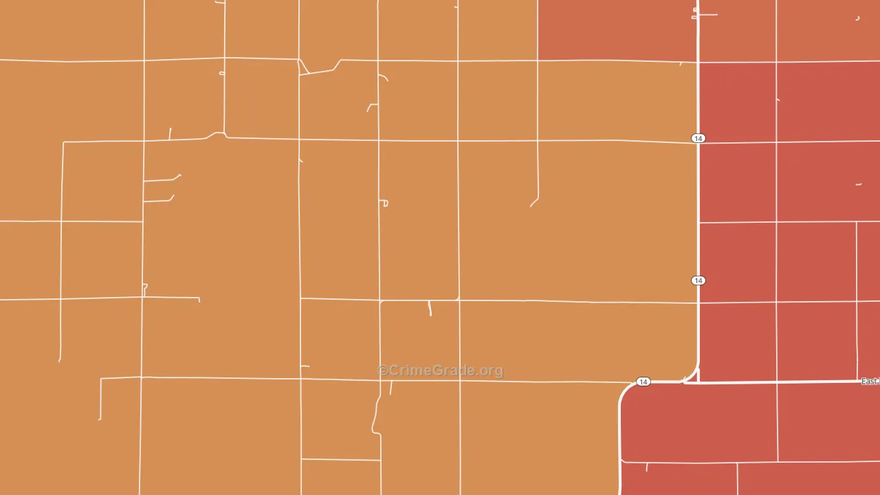 Westfall, KS Map of Murder Rates