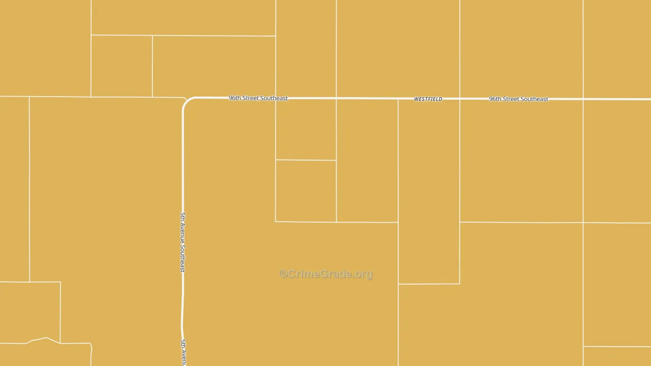 Westfield, ND Map of Murder Rates
