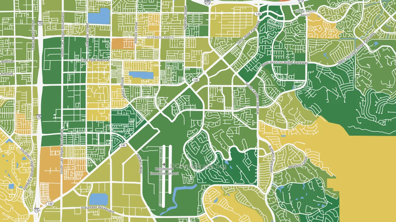 Westgate, Henderson, NV Map of Murder Rates