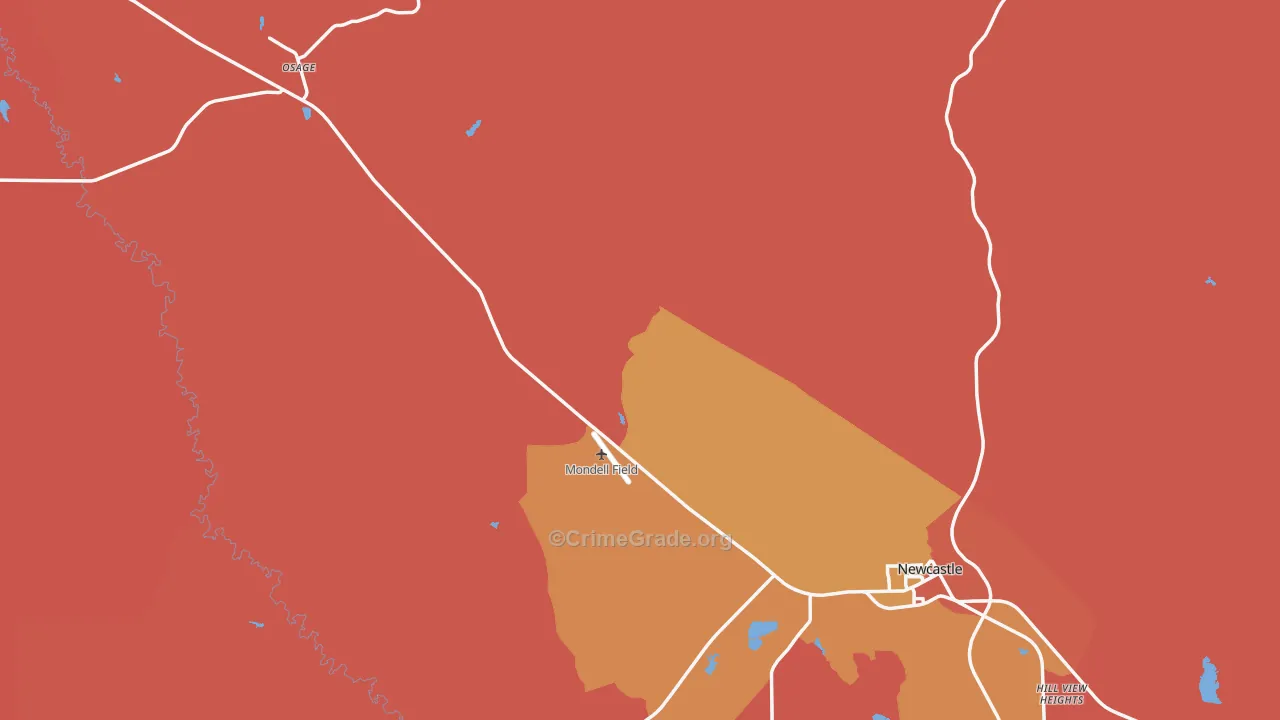 Weston County, WY Map of Murder Rates