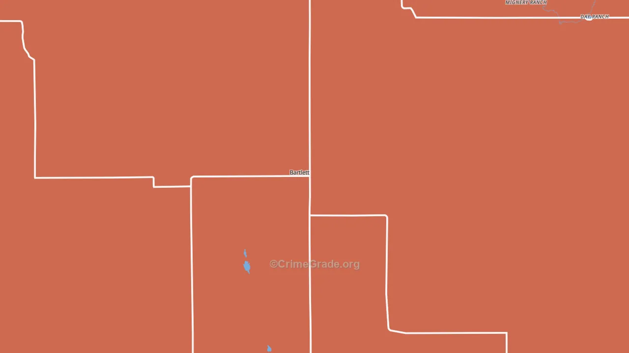 Wheeler County, NE Map of Murder Rates