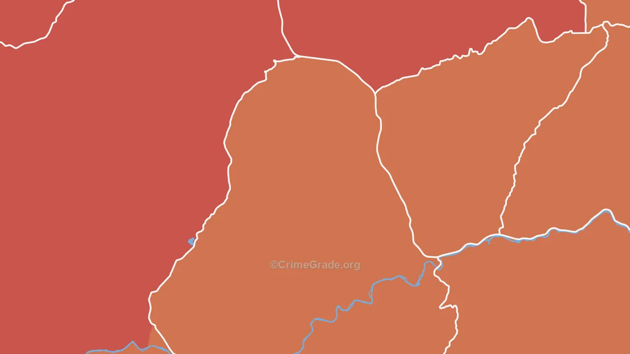 Wheeler County, OR Map of Murder Rates