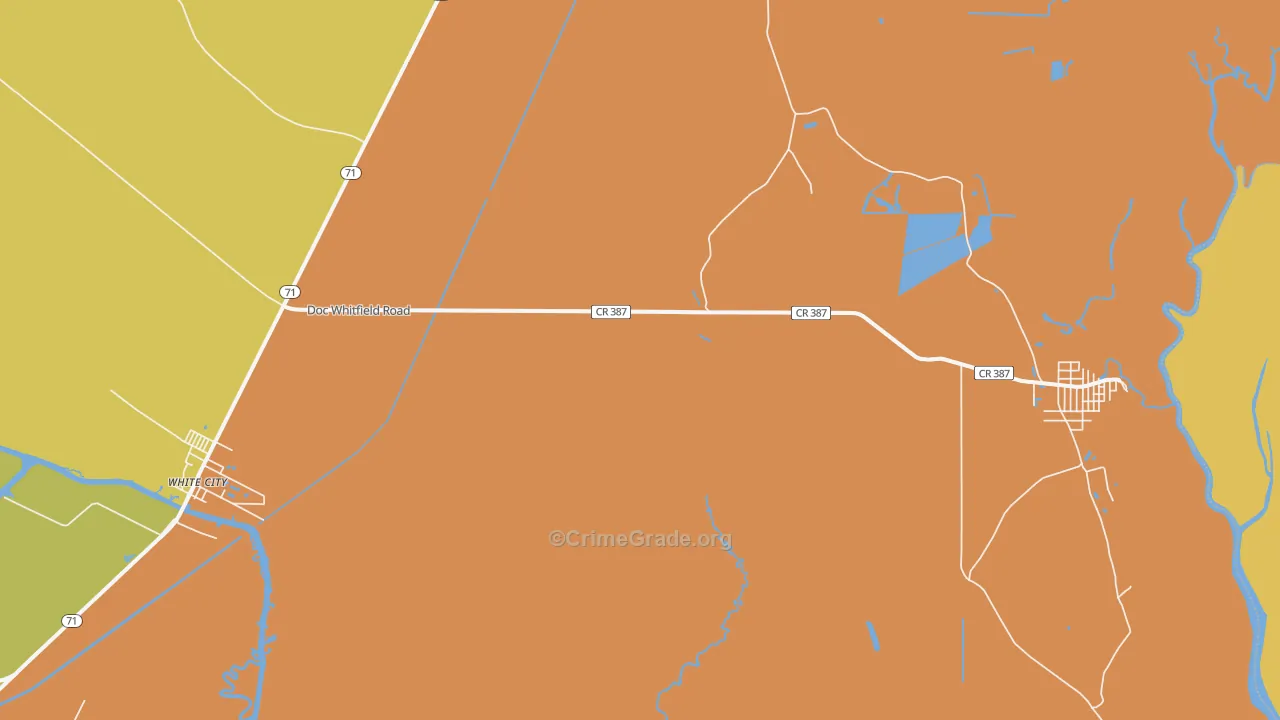 White City, FL Map of Murder Rates