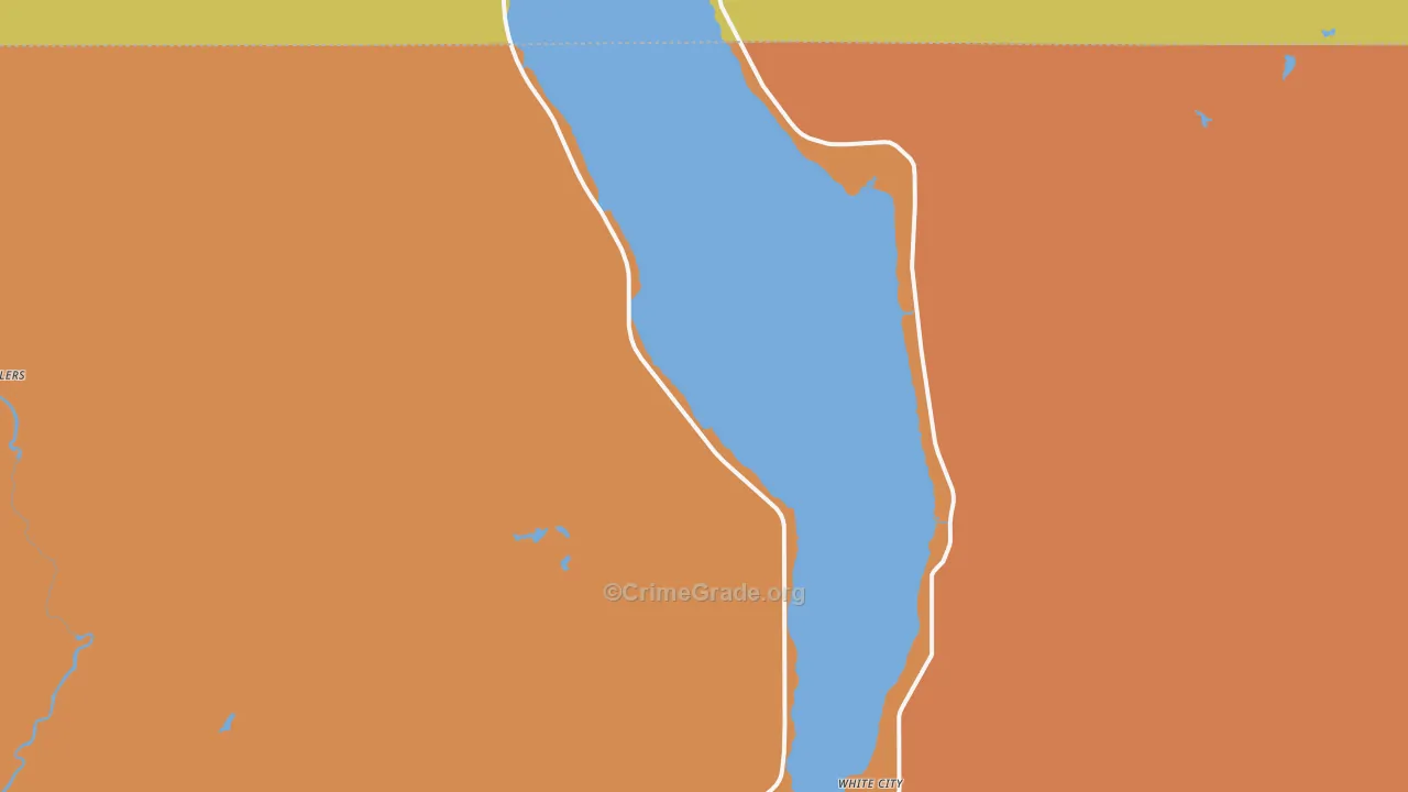 White City, MI Map of Murder Rates