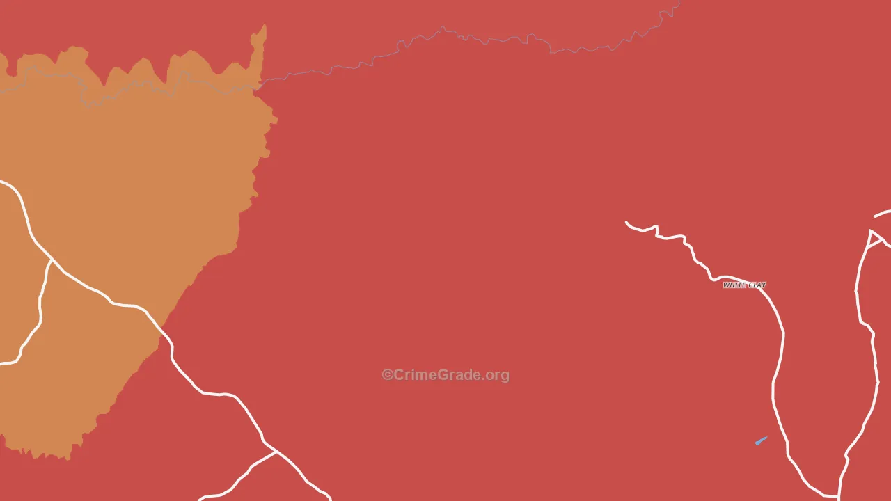 White Clay, AZ Map of Murder Rates