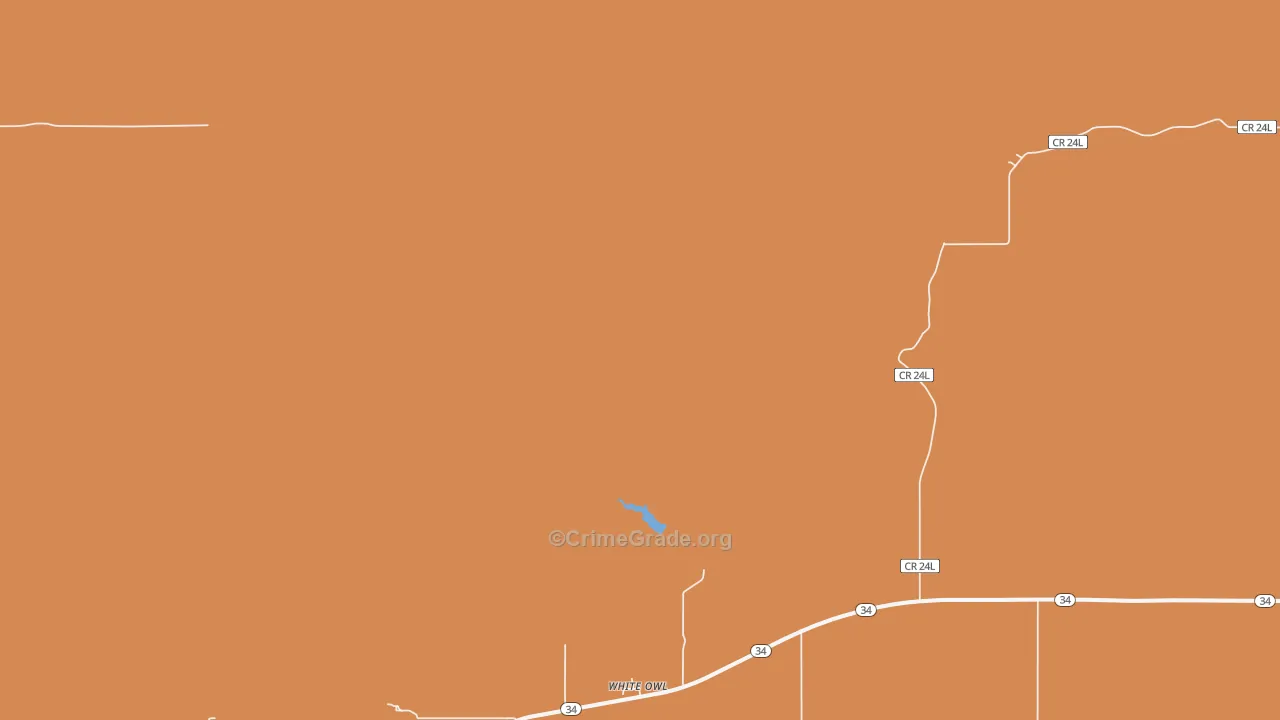 White Owl, SD Map of Murder Rates