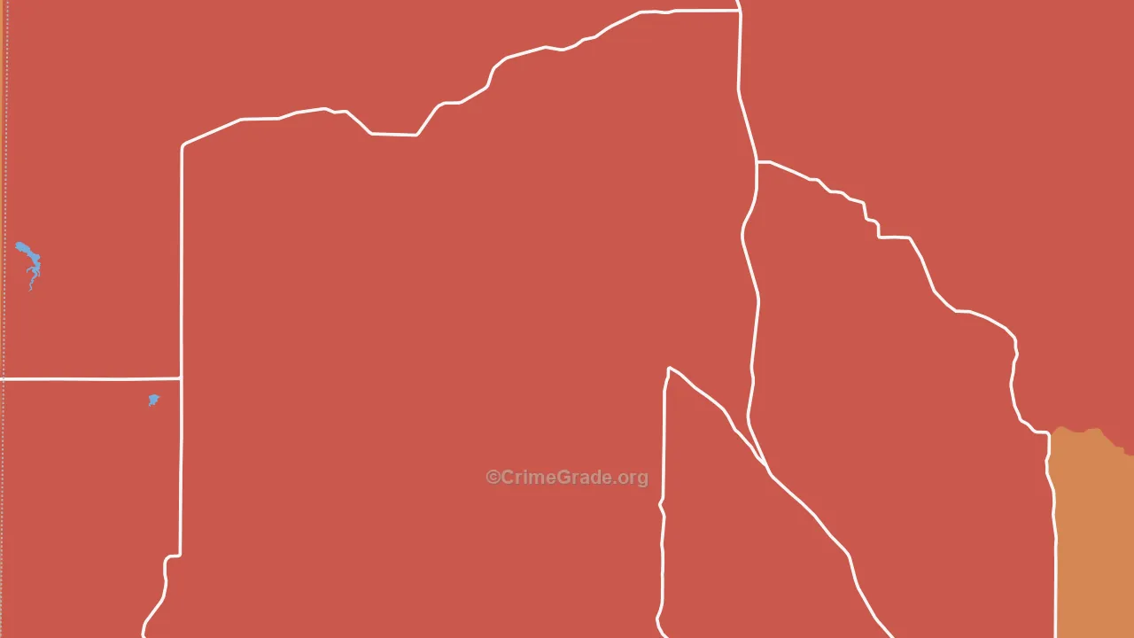 Whiteclay, NE Map of Murder Rates