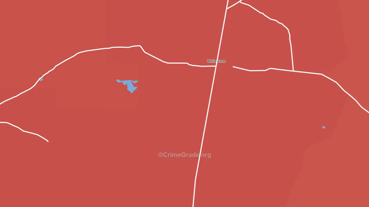 Whitecone, AZ Map of Murder Rates