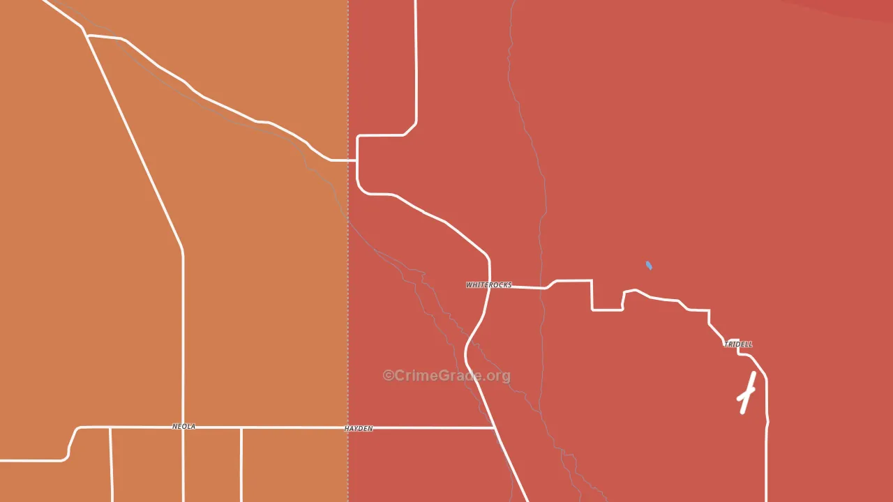 Whiterocks, UT Map of Murder Rates