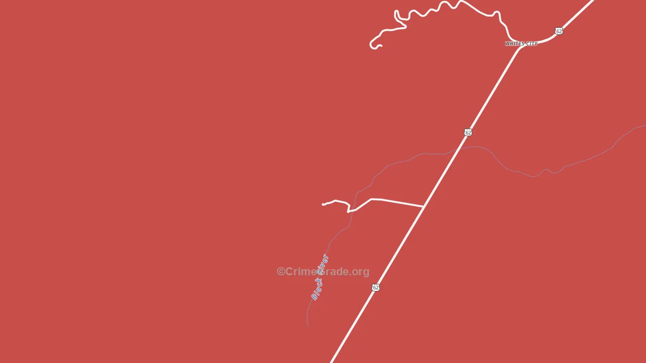 Whites City, NM Map of Murder Rates