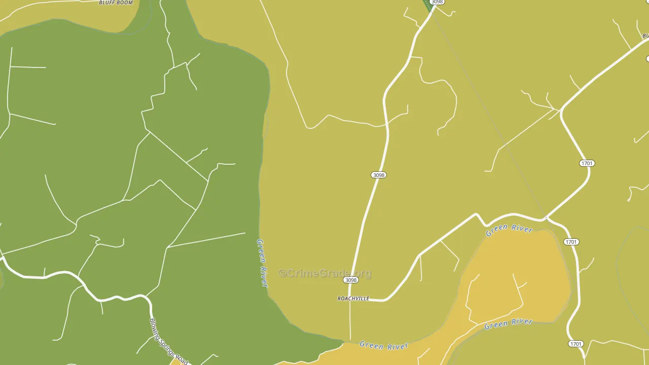 Whitewood, KY Map of Murder Rates