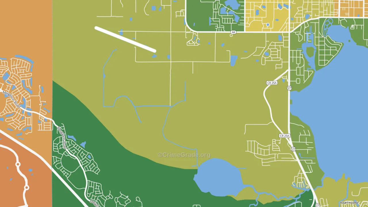 Whitney, FL Map of Murder Rates