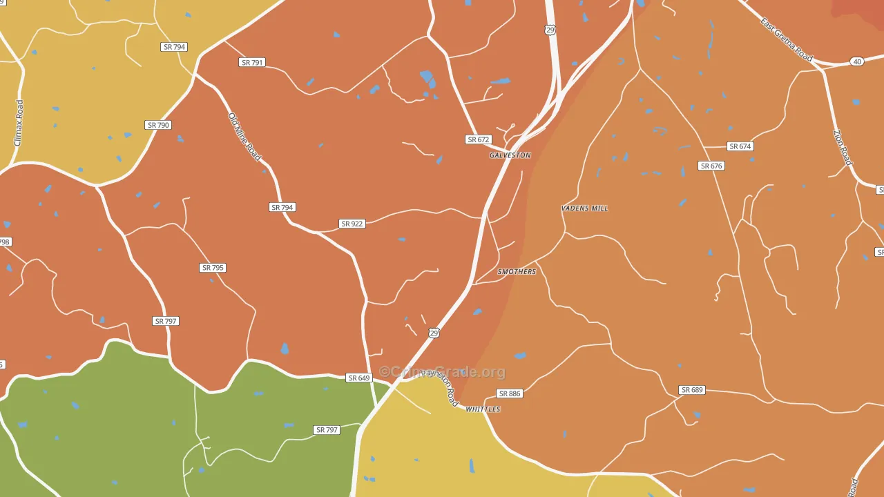 Whittle, VA Map of Murder Rates