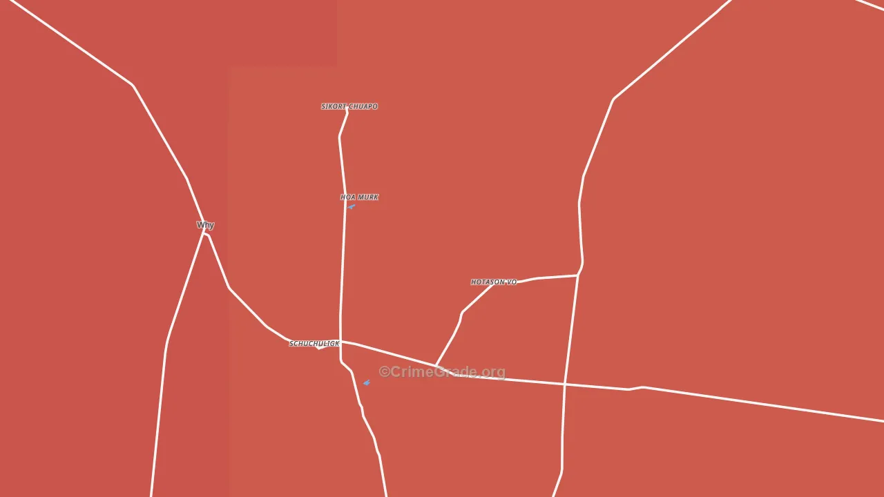 Why, AZ Map of Murder Rates
