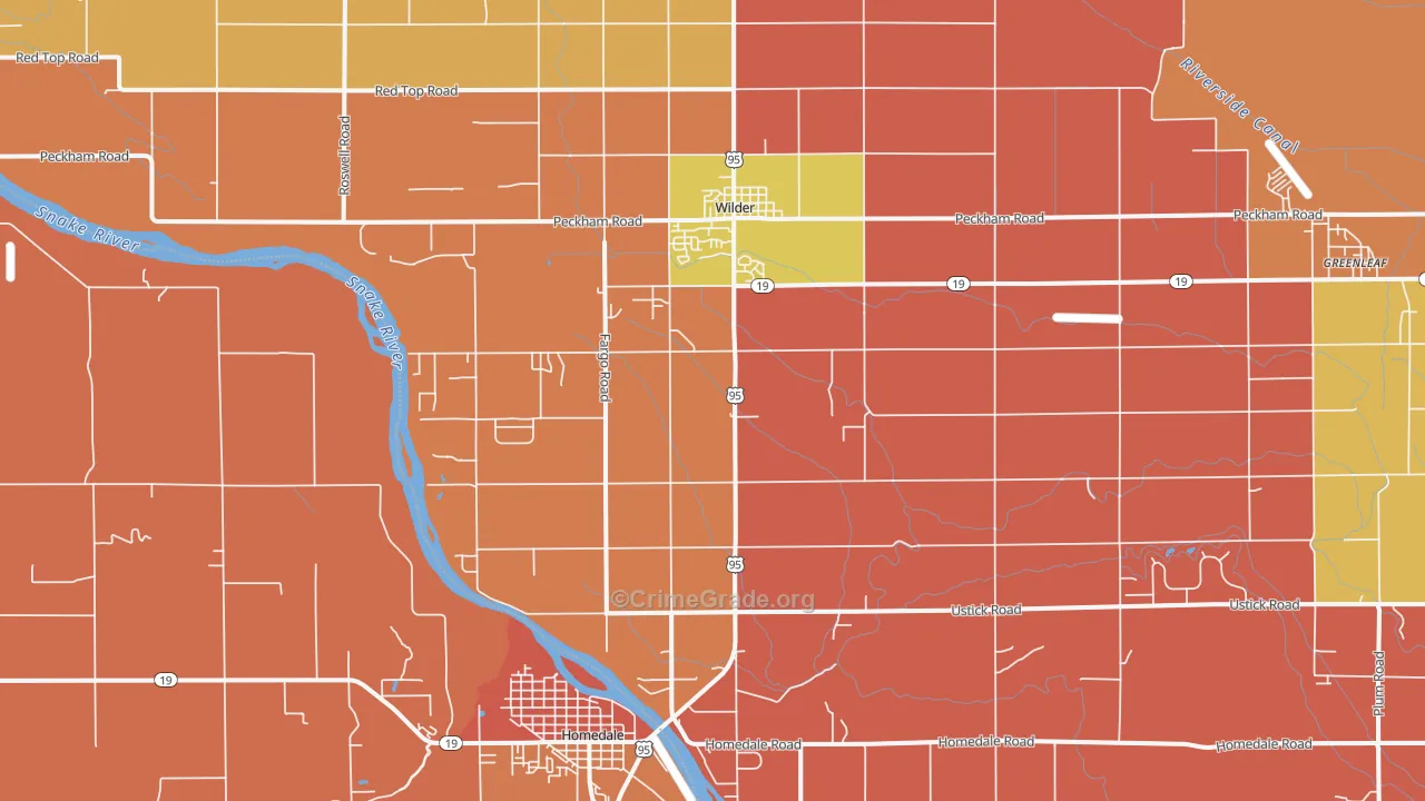 Wilder, ID Map of Murder Rates