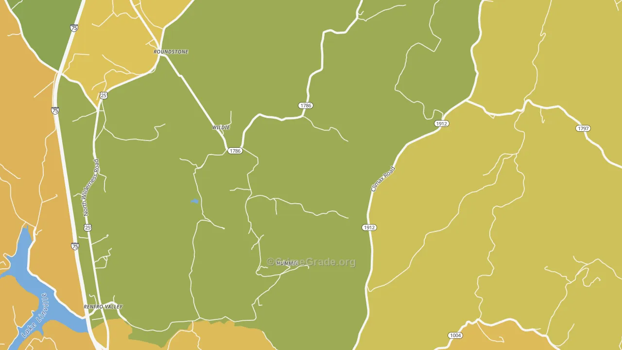 Wildie, KY Map of Murder Rates