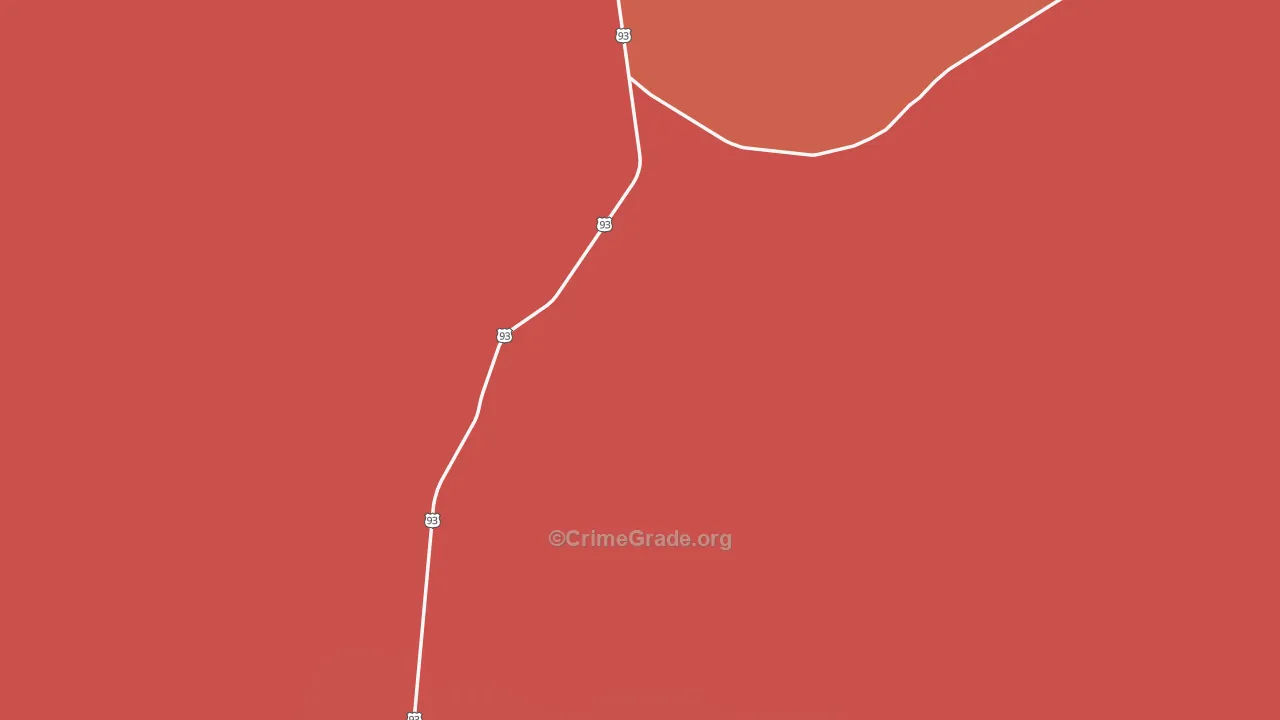 Wilkins, NV Map of Murder Rates