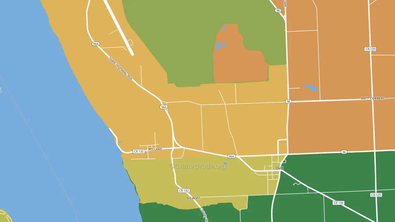 Willard, NY Map of Murder Rates