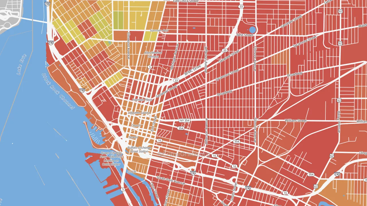 Willert Park, Buffalo, NY Map of Murder Rates