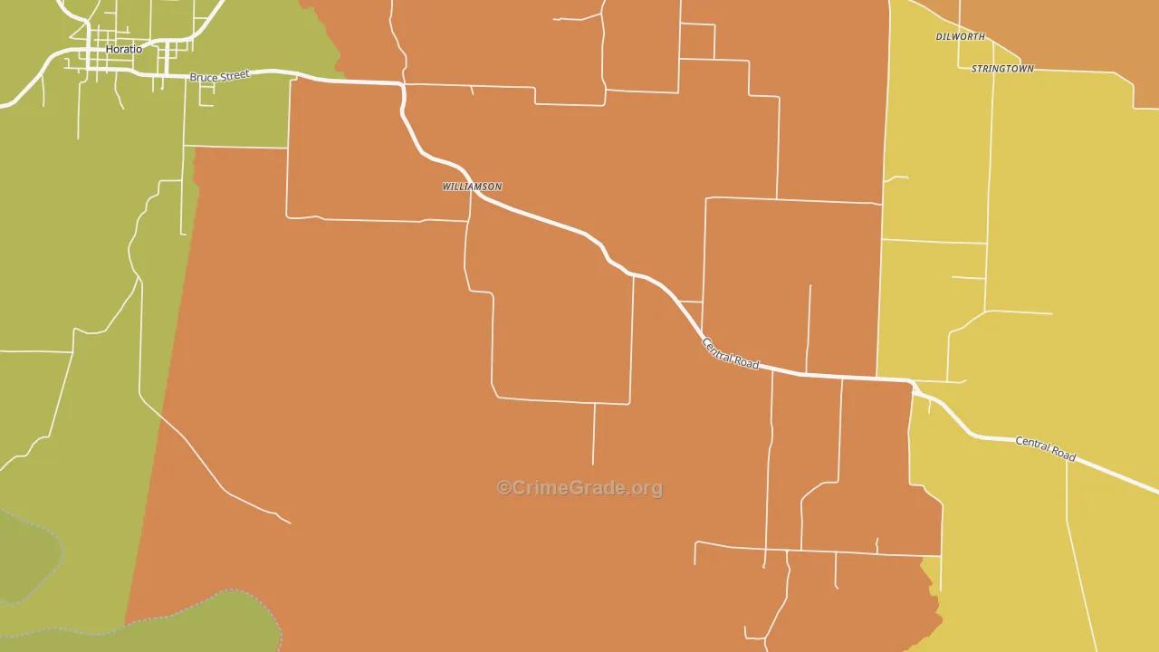 Williamson, AR Map of Murder Rates
