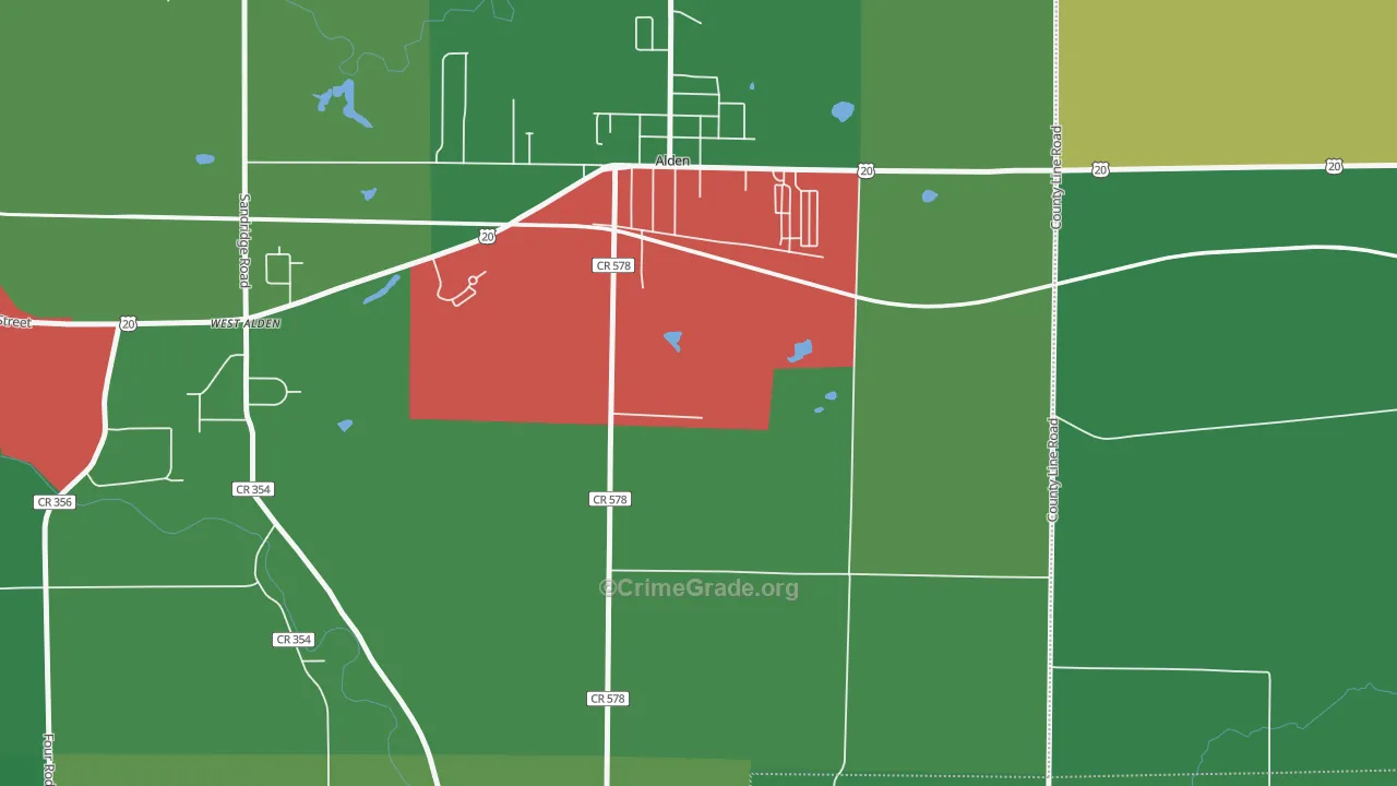 Williston, NY Map of Murder Rates