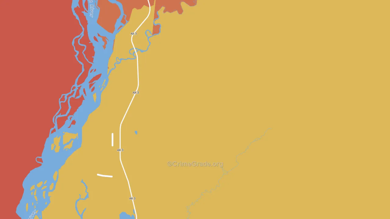 Willow, AK Map of Murder Rates